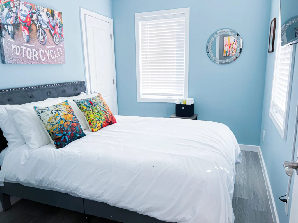 A luxury home addition, where we built an entire second floor.